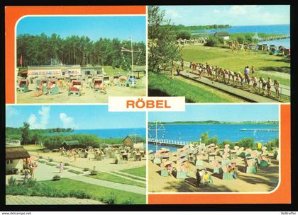 DDR AK 1981 Röbel Müritz in Farbe, Urlauberdorf Martin Hoop, Zwickau