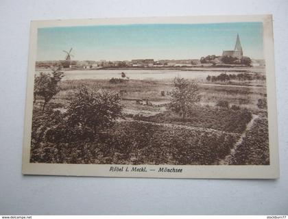 RÖBEL , Windmühle , Seltene Karte um 1934