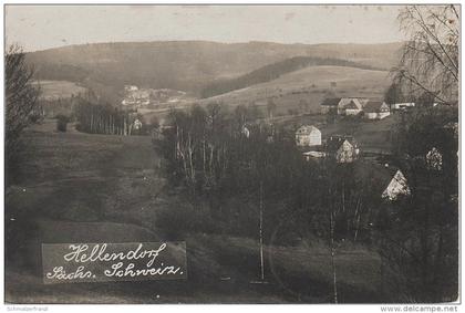 AK Hellendorf bei Berggiesshübel Gottleuba Bahratal Markersbach Buchenhain Rosenthal Bielatal Bärhau Peterswald Raiza