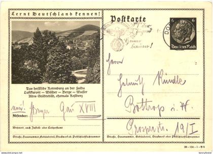Rotenburg an der Fulda - Ganzsache
