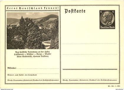 Rotenburg an der Fulda - Ganzsache