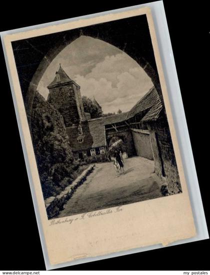 Rothenburg Tauber Rothenburg Cobollzeller Tor