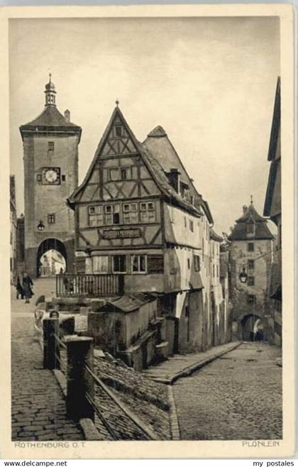 Rothenburg Tauber Rothenburg Gasthaus Zum Ploenlein