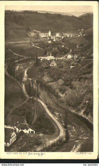 Rothenburg Tauber Rothenburg Tal x 1935