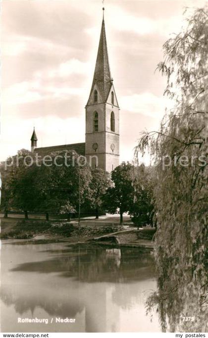 Rottenburg Neckar Kirche Neckarpartie