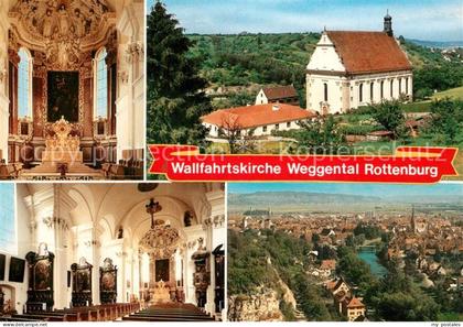 Rottenburg Neckar Wallfahrtskirche Inneres Stadtblick