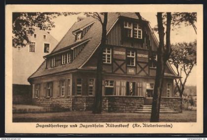 AK Rüdersdorf / Niederbarnim, Jugendherberge und Jugendheim