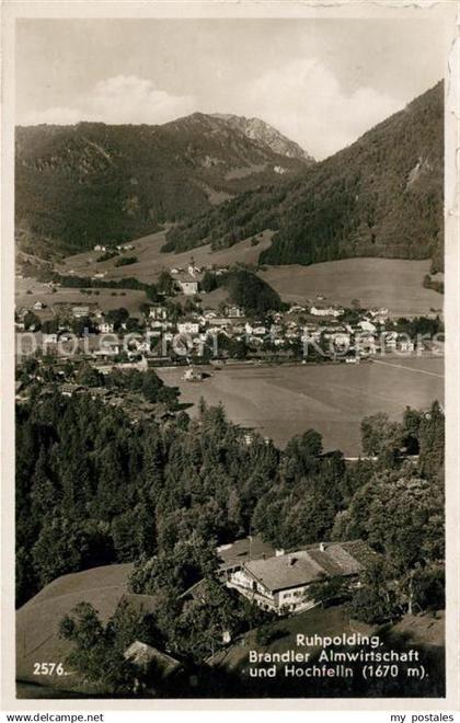 Ruhpolding Brandler Almwirtschaft und Hochfelln Chiemgauer Alpen