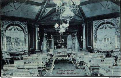 CPA Mettlach im Kreis Merzig Wadern Saarland, Pavillon Mettlach, der große Saal, Innenansicht