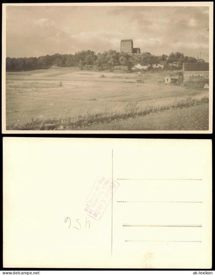 Ansichtskarte Petersberg (Saalekreis) Ansicht Petersberg und Kloster 1955