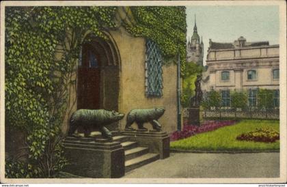 CPA Dessau in Saxe Anhalt, Im Schlosshof