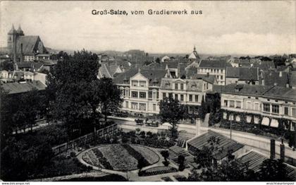 CPA Groß Salze Salzelmen Schönebeck an der Elbe, Blick vom Gradierwerk