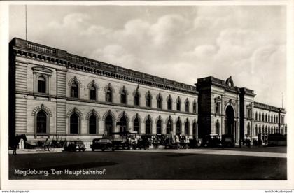 CPA Magdeburg in Saxe Anhalt, Der Hauptbahnhof