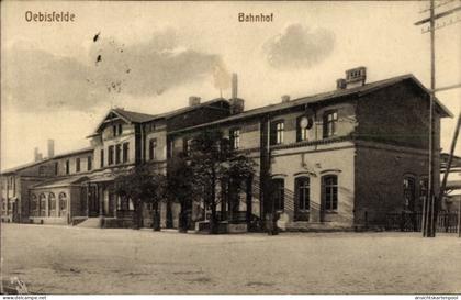 CPA Oebisfelde in Saxe Anhalt, Bahnhof