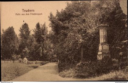 CPA Teuchern im Burgenlandkreis, Friedenspark