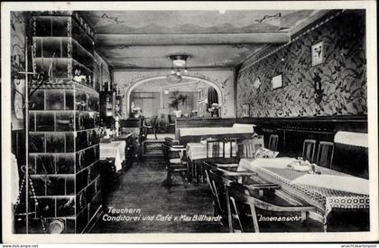 CPA Teuchern im Burgenlandkreis, Konditorei und Kaffeehaus