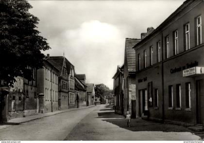CPA Trebnitz Teuchern im Burgenlandkreis, Dorfstraße