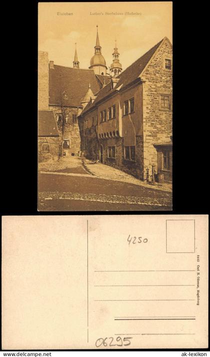 Eisleben Lutherstadt Eisleben Luther's Sterbehaus (Hofseite) 1910