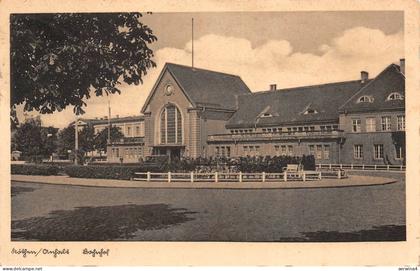 Köthen/Anhalt Bahnhof Postkarte AK 1937