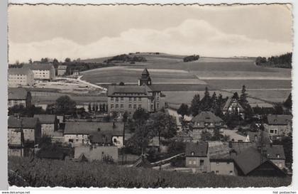 (26288) Foto AK Zschorlau, Erzgeb., Ortsansicht, Schule 1963