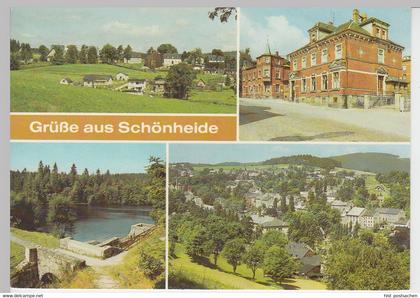 (96710) AK Schönheide, Mehrbildkarte, 1987