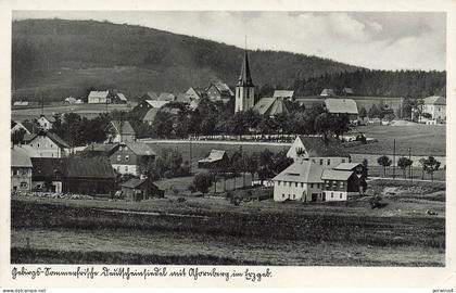 AK Deutscheinsiedel Deutschneudorf Ortsansicht Kirche Sachsen Erzgebirge 1939