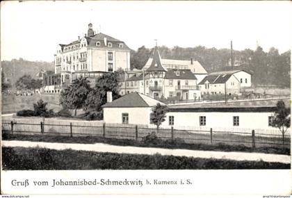 CPA Johannisbad Schmeckwitz Räckelwitz Oberlausitz, Johannisbad-Schmeckwitz, Kamenz i. S.