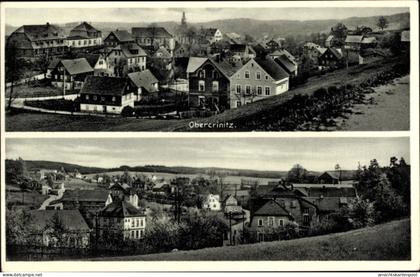 CPA Obercrinitz Crinitzberg in Sachsen, Totalansicht des Ortes