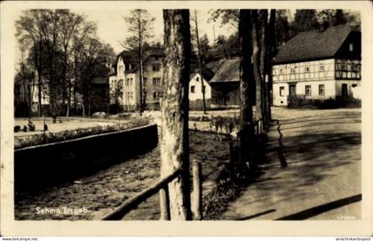 CPA Sehma Sehmatal im Erzgebirge, Straßenpartie