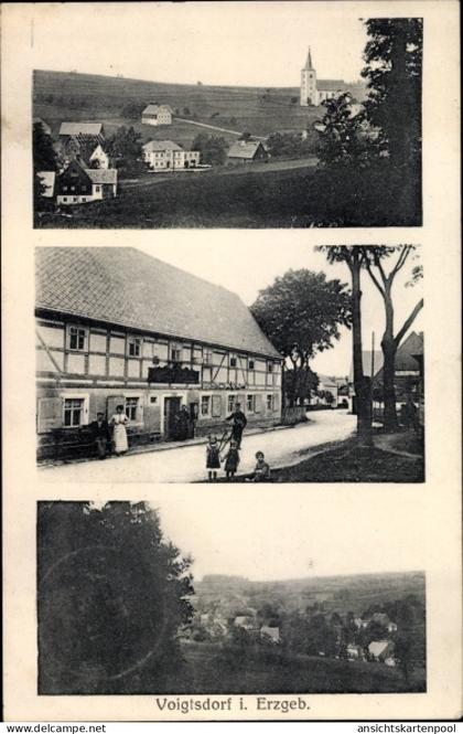 CPA Voigtsdorf Dorfchemnitz im Erzgebirge, Ortsansichten, Gasthaus