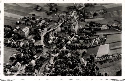 CPA Zschorlau im Erzgebirge, Fliegeraufnahme