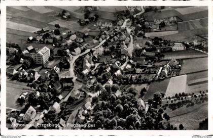 CPA Zschorlau im Erzgebirge, Fliegeraufnahme