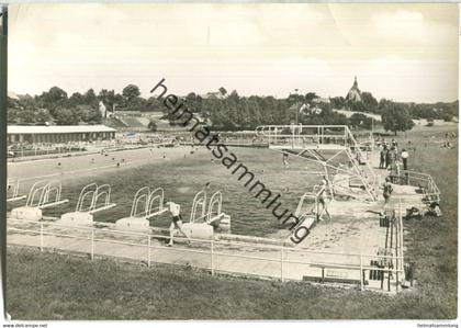 Geithain - Freibad - VEB Foto-Verlag Erlbach