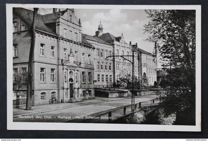 Gersdorf, Bezirk Chemnitz, Rathaus, Hans-Schemm-Schule