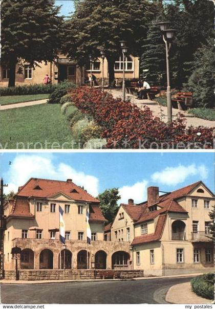 Hartha Doebeln Kurpark mit Kurhaus