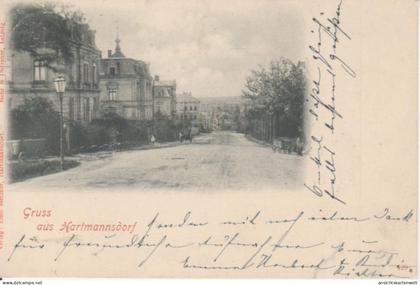 Hartmannsdorf Straßenpartie gl1899 #97.605
