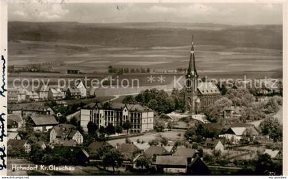 Hohndorf  Stollberg Glauchau Erzgebirgskrei Ortsansicht mit Kirche