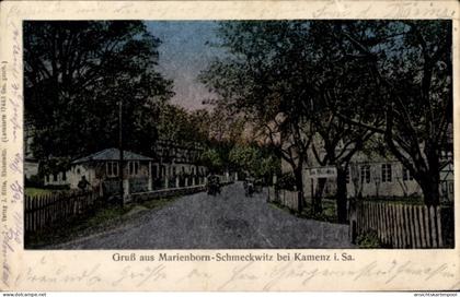 Luna CPA Bad Marienborn Schmeckwitz Räckelwitz Oberlausitz, Straße, Häuser