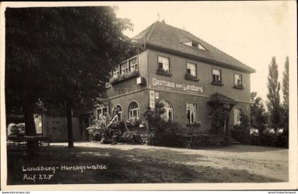 Photo CPA Herzogswalde Wilsdruff Sachsen, Landberg, Gasthaus zum Landberg