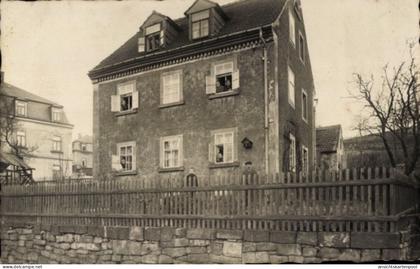 Photo CPA Jenkwitz Kubschütz in der Oberlausitz, Wohnhaus, Anwohner