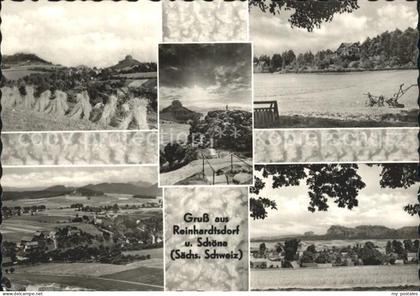 Reinhardtsdorf-Schoena Teilansichten Panorama