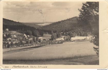 Sächs.Schweiz, Markersbach, Panorama gl1955 #E6952