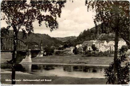 Sächs. Schweiz, Rathmannsdorf mit Brand