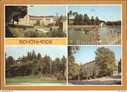 Schoenheide Erzgebirge Neubaugebiet Freibad Fuchssteinpark Polytech Oberschule