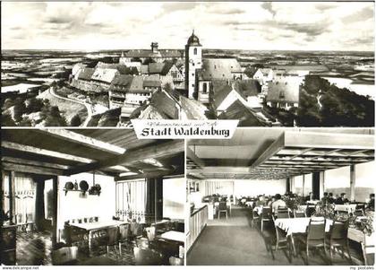 Waldenburg Sachsen Stadt Waldenburg Restaurant Cafe  x 1971