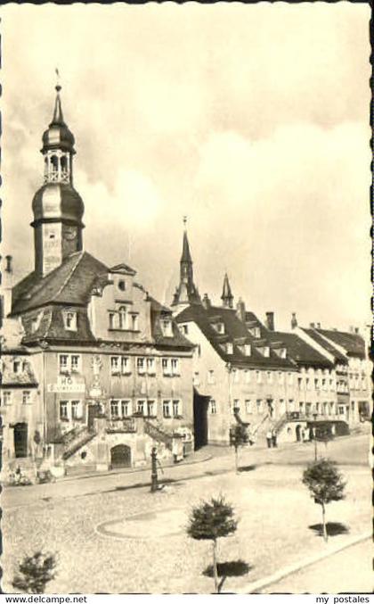 Waldenburg Sachsen Waldenburg a. Mulde Rathaus x 1962