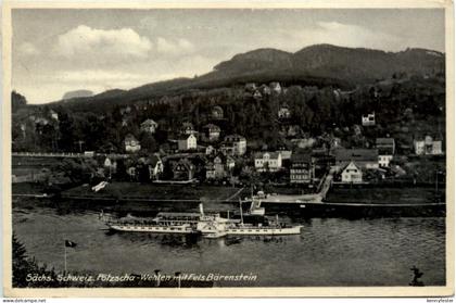 Wehlen, mit Fels Bärenstein