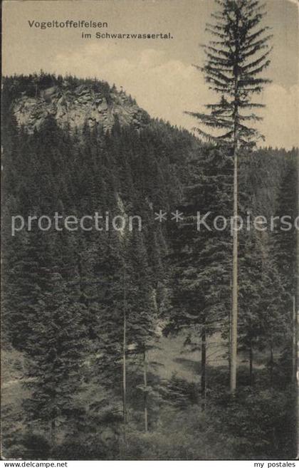 Zoeblitz Sachsen Vogeltoffelfelsen Schwarzwassertal Erzgebirge