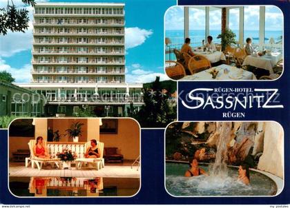 Sassnitz Ostseebad Ruegen Ruegen Hotel Sassnitz Hallenbad Gaststube Thermalbecke