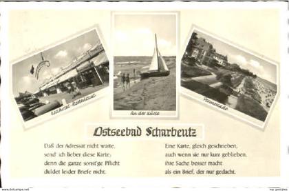 Scharbeutz Ostseebad Scharbeutz Kueste Hotel Restaurant  x 1956